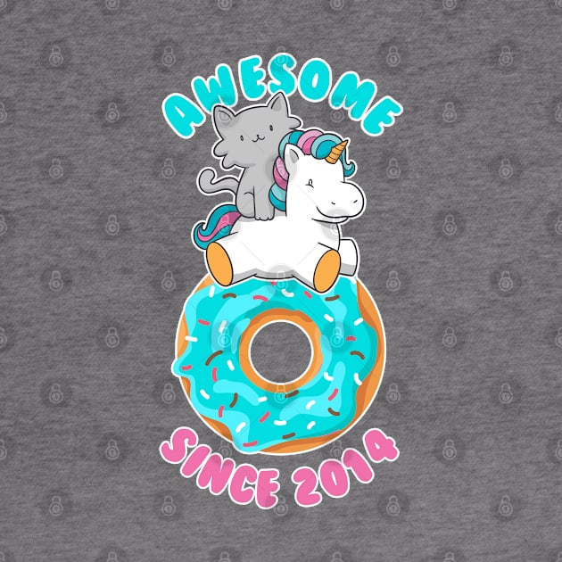 Donut Kitten Unicorn Awesome since 2014 by cecatto1994